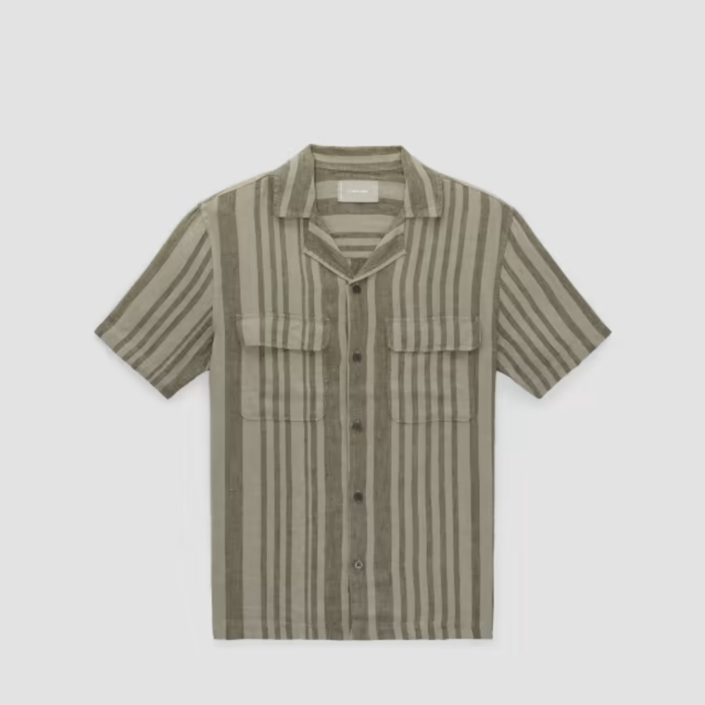 🆕 EVERLANE The Relaxed Linen Short-Sleeve Shirt